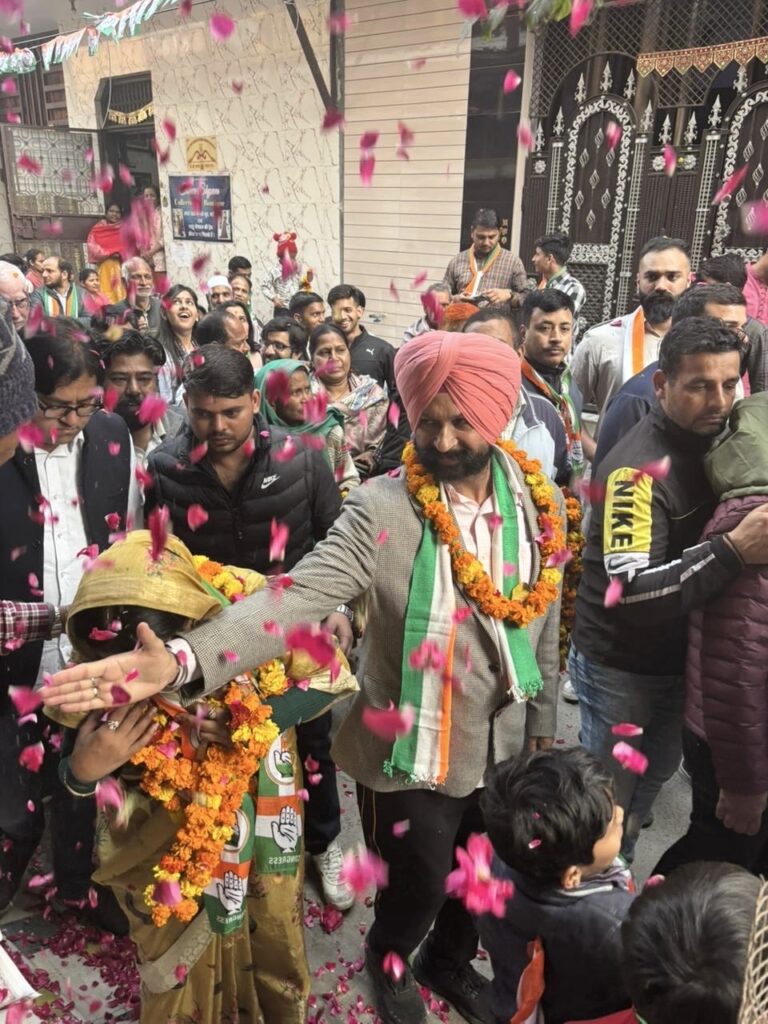 Congress Leader Gurinder Dhillon IPS Leads a Well-Organized Campaign in Badli Constituency