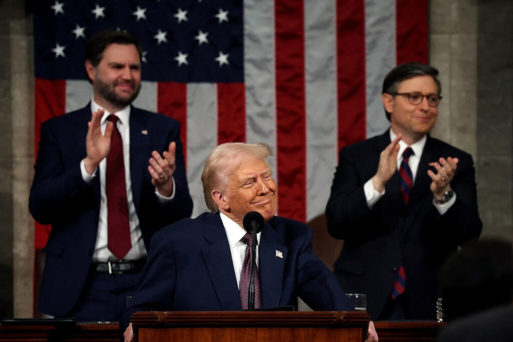 Trump declares ‘America is back