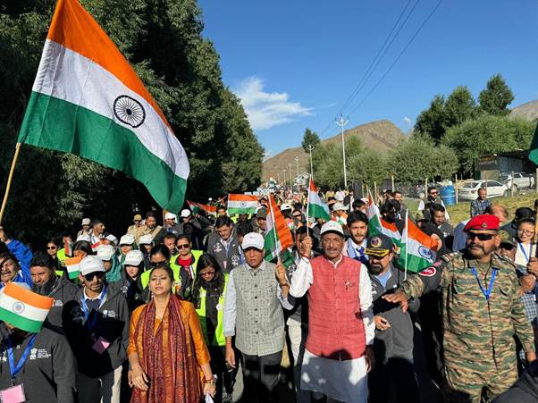 Union Ministers ‘Kargil Vijay Diwas Padyatra’ in Dras to Commemorate 26 Years of India’s Victory in Kargil War