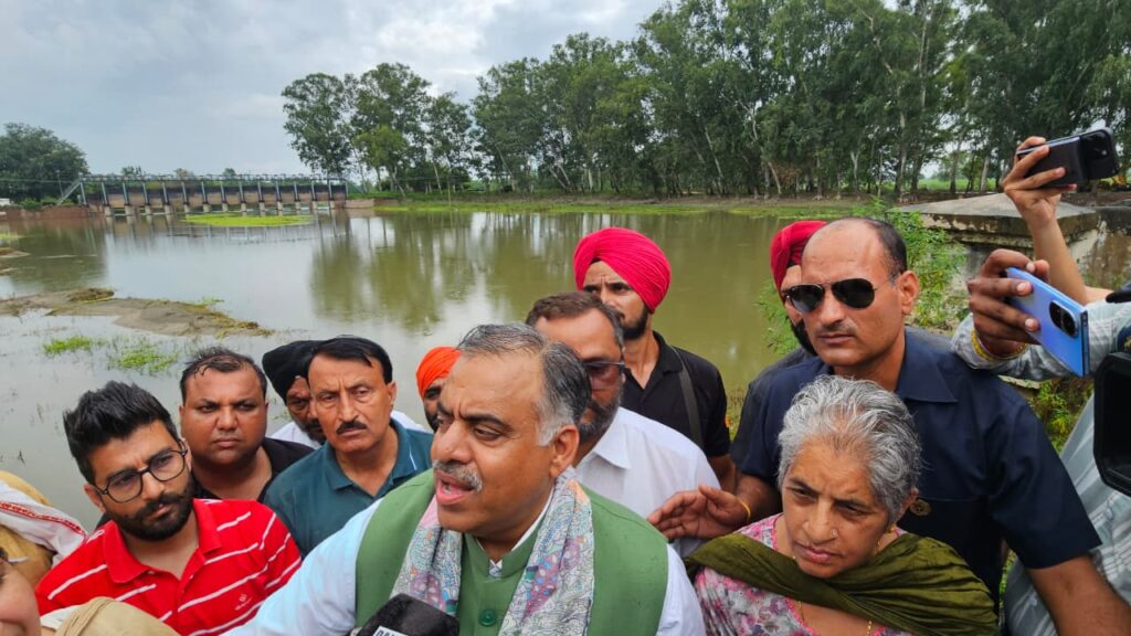 Bhagwant Mann’s Mismanagement Drowns Punjab in Floods: Tarun Chugh