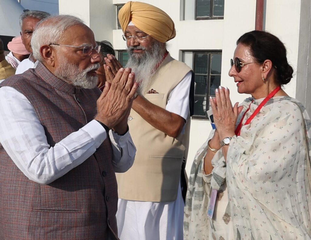 Ex MP Preneet Kaur Thanks PM Modi for ₹1,600 Crore Flood Relief to Punjab