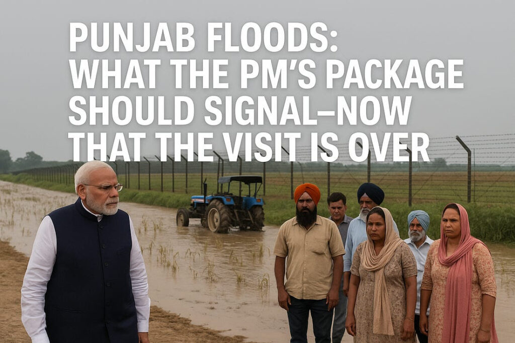 Punjab Floods: What the PM’s Package Should Signal-Karan Bir Singh Sidhu, retired IAS