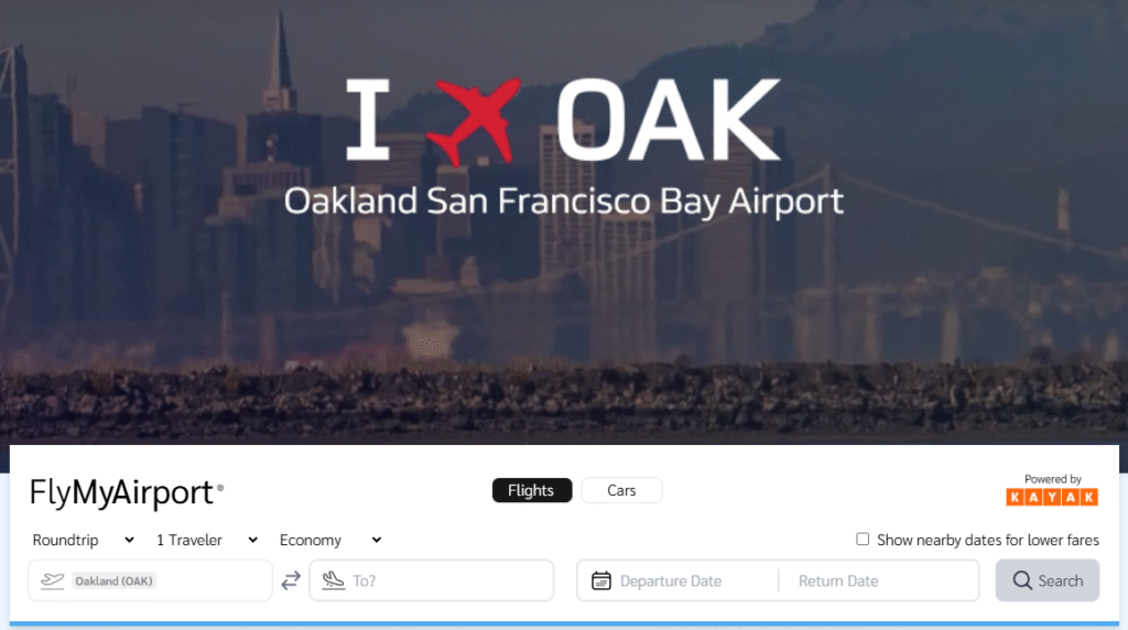 Oakland San Francisco Bay Airport introduces FlyMyAirport