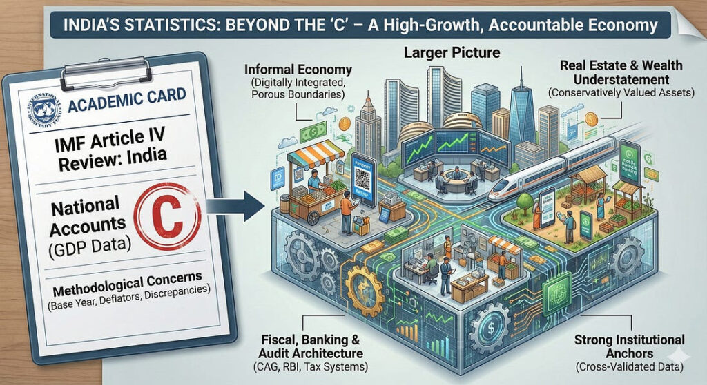 IMF’s ‘C’ on India’s GDP Data: Why It Misses the Larger Picture on India’s Economy and Statistics- K.B.S. Sidhu, IAS (Retd.)