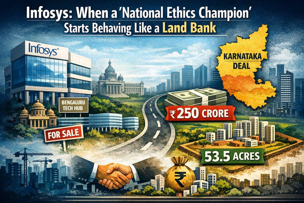 Infosys: When a ‘National Ethics Champion’ Starts Behaving Like a Land Bank-KBS Sidhu, retired IAS