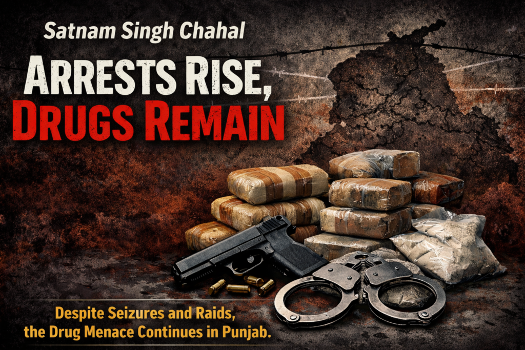 Despite Bulk Arrests and Seizures, Illegal Drugs Remain Deeply Entrenched in Punjab-Satnam Singh Chahal