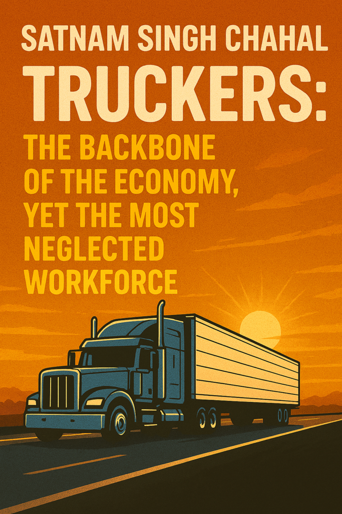 American Truckers: The Backbone of the Economy, Yet the Most Neglected Workforce-Satnam Singh Chahal