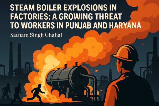 Steam Boiler Explosions in Factories: A Growing Threat to Workers in Punjab and Haryana-Satnam Singh Chahal