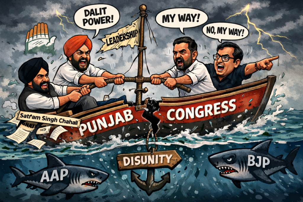 Internal Groupism in Punjab Congress: A Party Struggling With Its Own Divisions-Satnam Singh Chahal