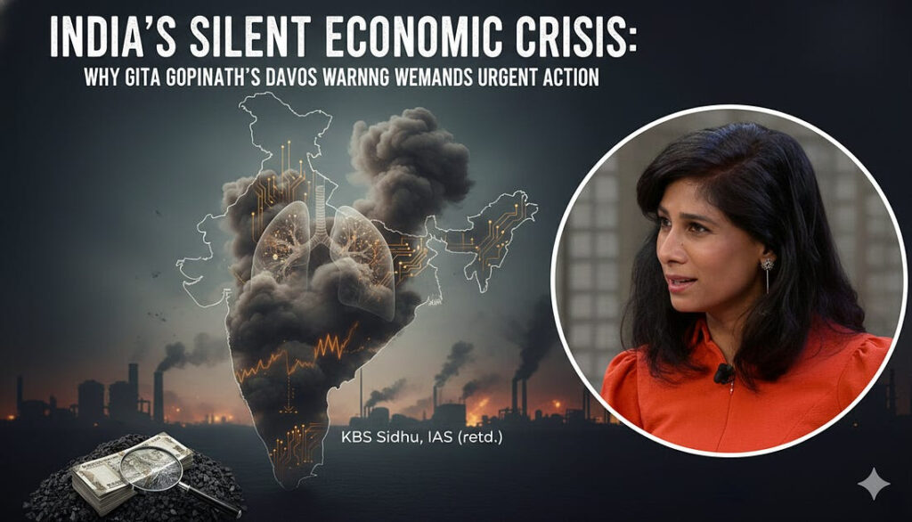 Air pollution is not just a public health emergency— KBS Sidhu IAS(Retd)