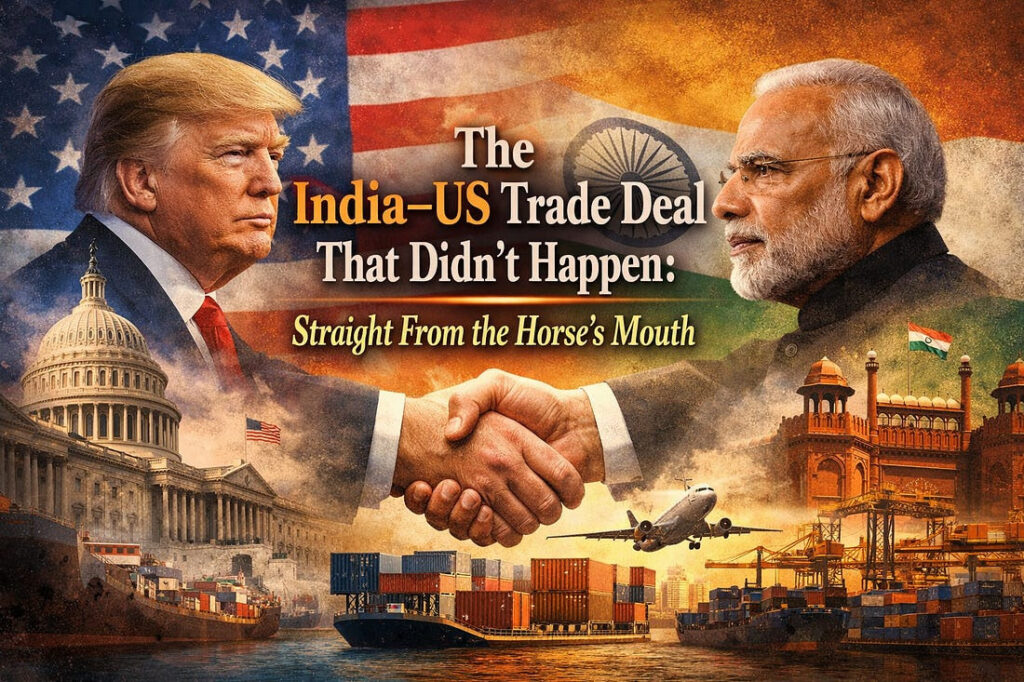 The India–US Trade Deal That Didn’t Happen: Straight From the Horse’s Mouth-K. B. S. Sidhu, retired IAS