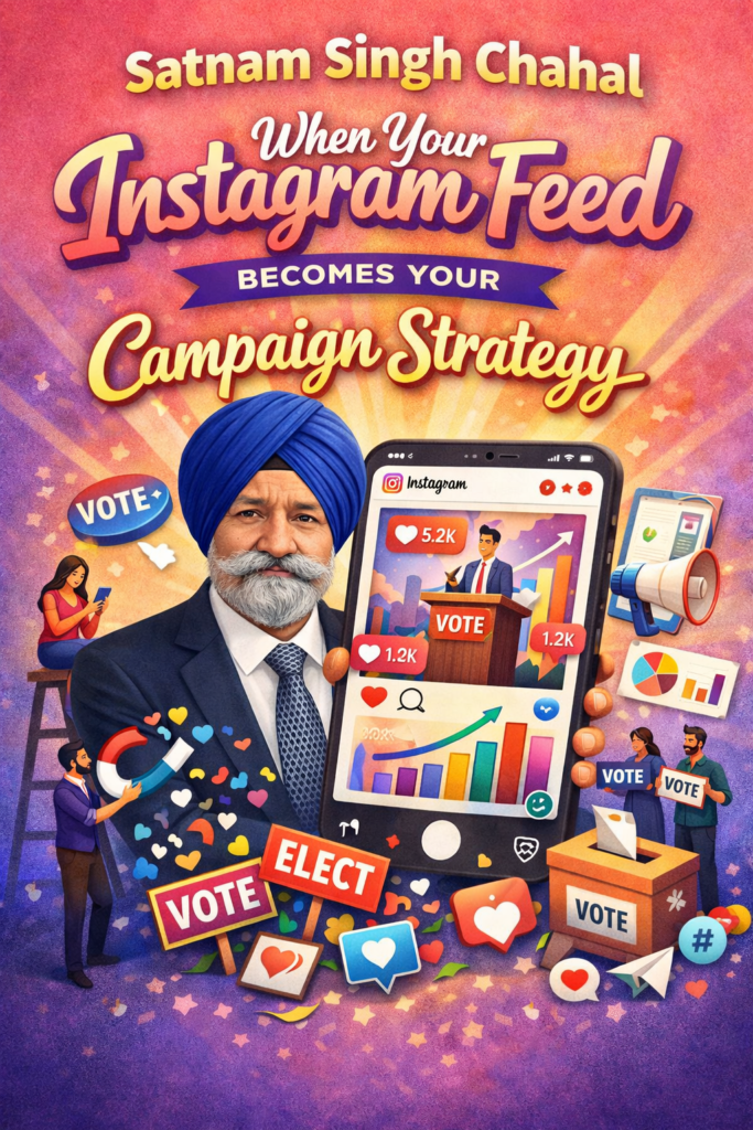  When Your Instagram Feed Becomes Your Campaign Strategy-Satnam Singh Chahal