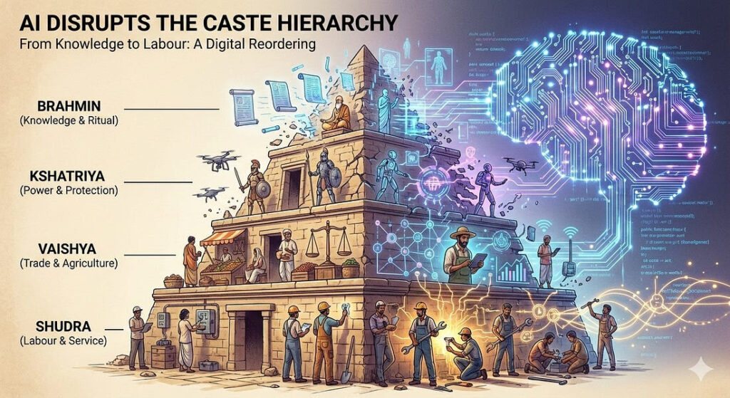 How AI will invert varna hierarchy, rewarding hands-on skill over birth-based entitlement. KBS Sidhu IAS (Retd)
