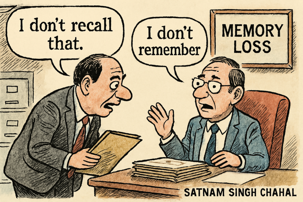 A Portrait of the Man Who Speaks for Hours Without Saying Anything By Satnam Singh Chahal