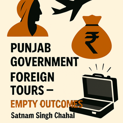 Punjab Foreign Tours – Money Spent, Nothing Gained”-Satnam Singh Chahal