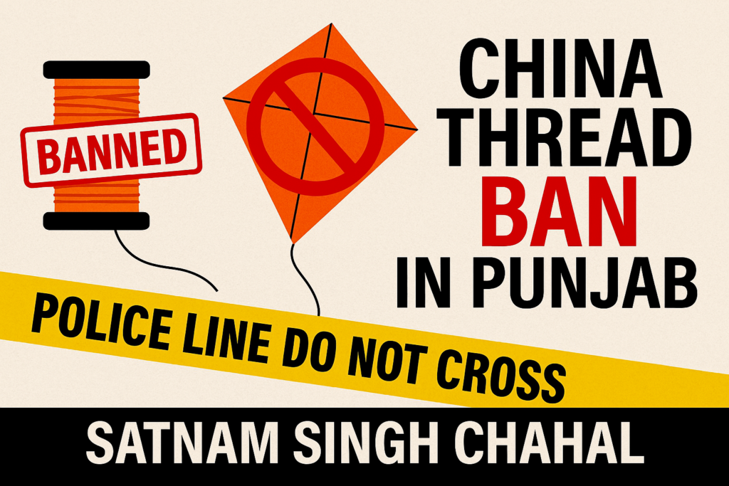 China Thread Still Endangering Lives Across Punjab Despite Ban -NAPA