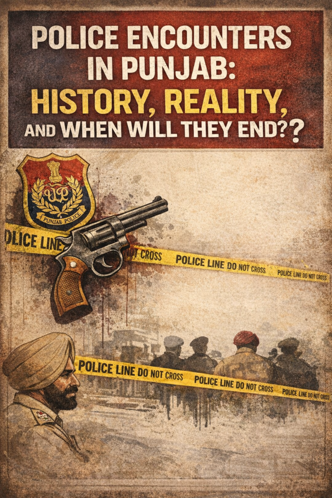 Police Encounters in Punjab: History, Reality, and When Will They End?