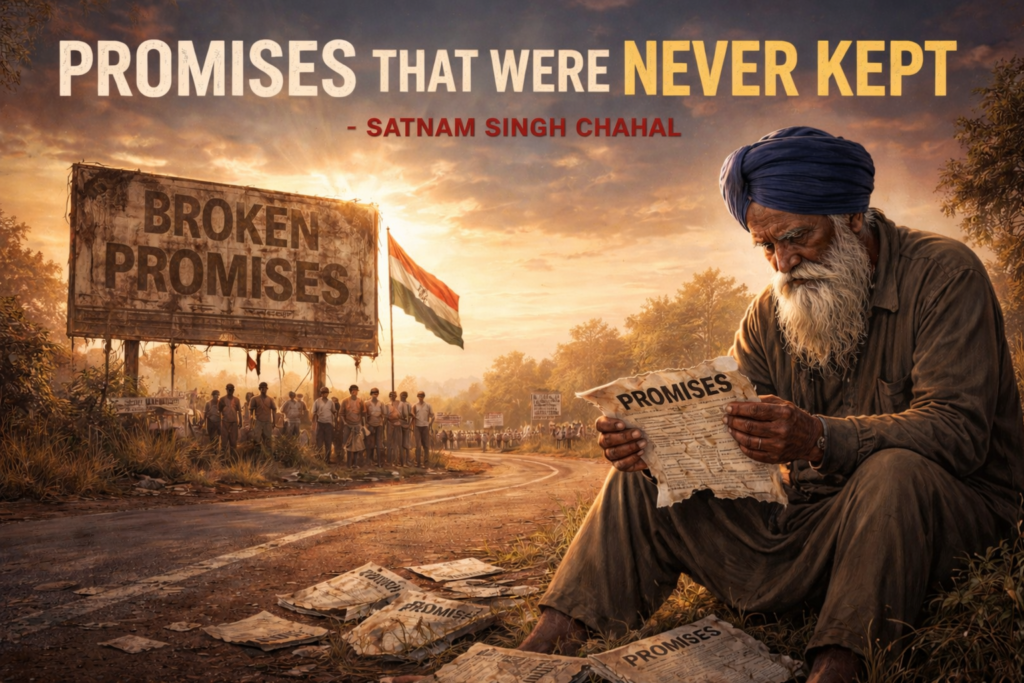 Promises that were never kept – Satnam Singh Chahal
