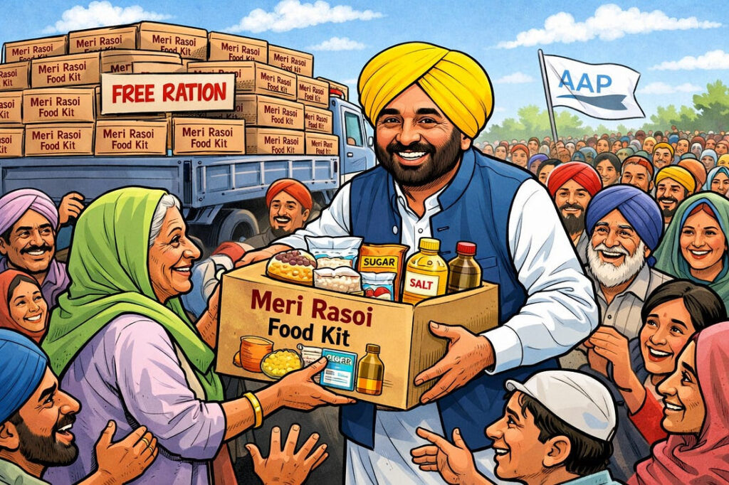 Politics of Freebies in India: Will AAP Get the Advantage in 2027 with Meri Rasoi and ₹1,000 for Ladies? GPS Mann