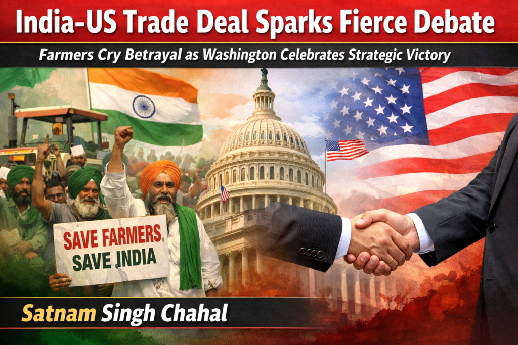 India-US Trade Deal 2026: A Nation Divided-Satnam Singh Chahal