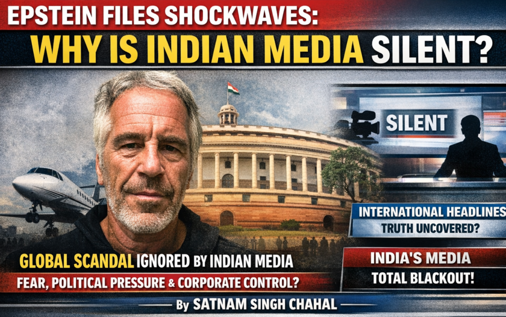 Epstein Files: Why Indian Media Remains Silent While Global Shockwaves Grow