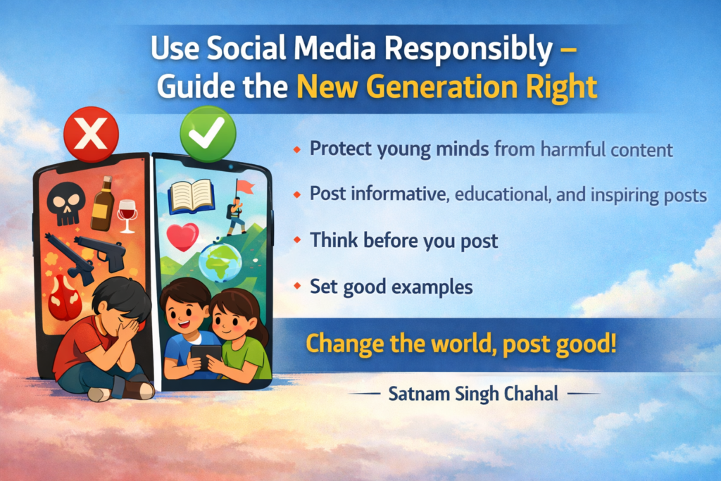 The Misuse of Social Media Images and Its Impact on the New Generation-Satnam Singh Chahal