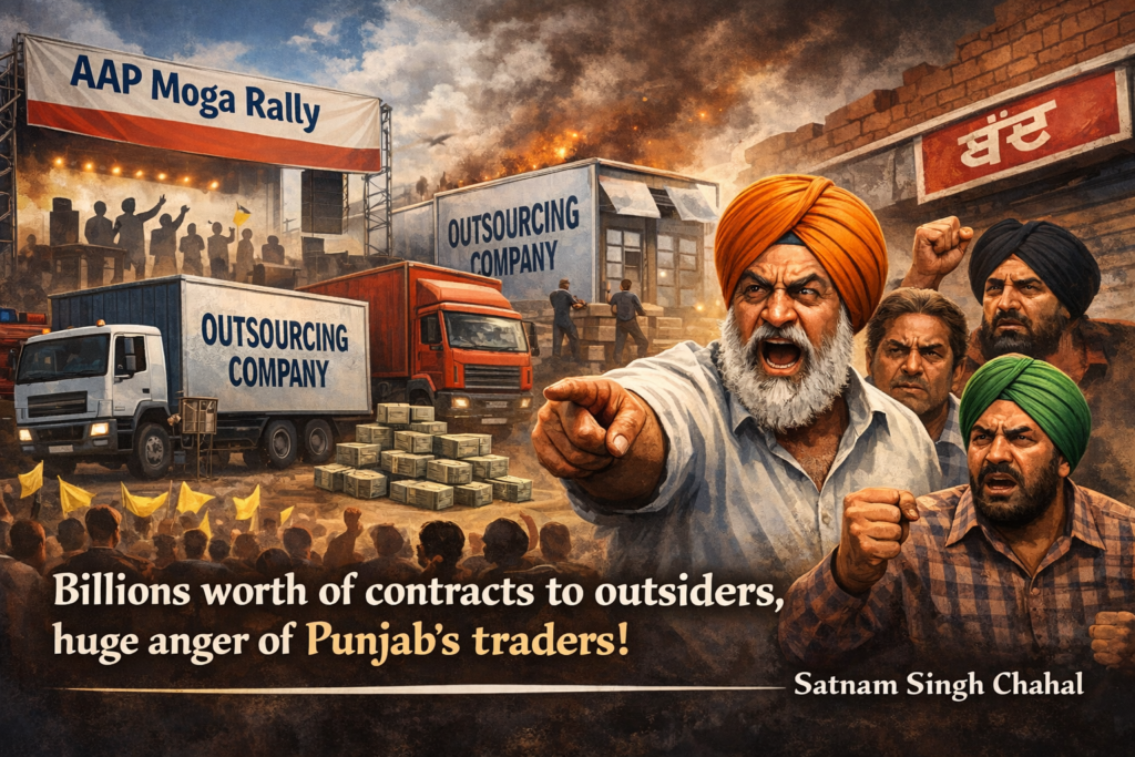 Punjab Traders Betrayed Again: Outsourcing Crores to Outsiders Sparks Furious Backlash
