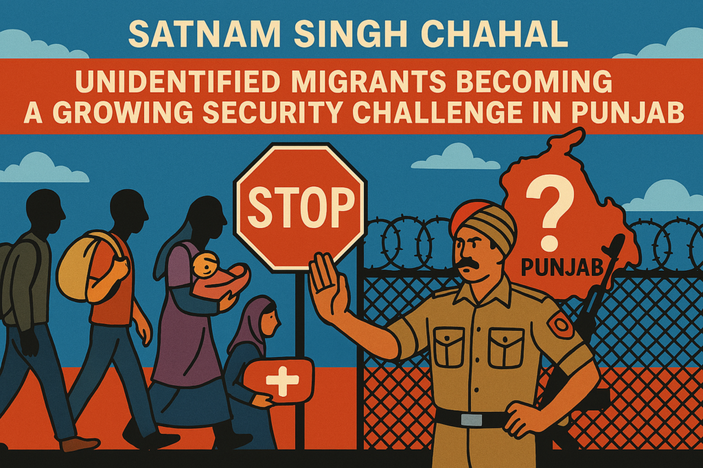 Unidentified Migrants Becoming a Growing Security Challenge in Punjab-Satnam Singh Chahal