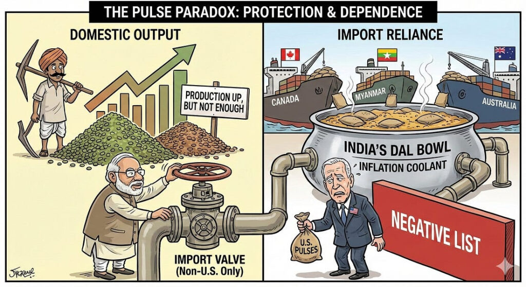 Why India Imports Dals—Yet Keeps the U.S. Out of the Deal KBS Sidhu IAS (retd.)