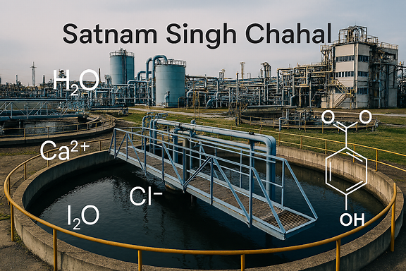 Chemical Composition and treatment processes in industrial water treatment plants-Satnam Singh Chahal