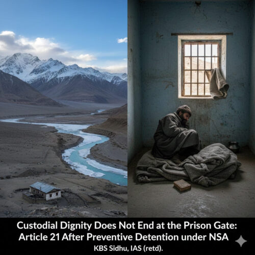 A Saturday-Evening Tweet by Sonam Wangchuk’s Wife Reopens a Constitutional Question- KBS Sidhu IAS(Retd)