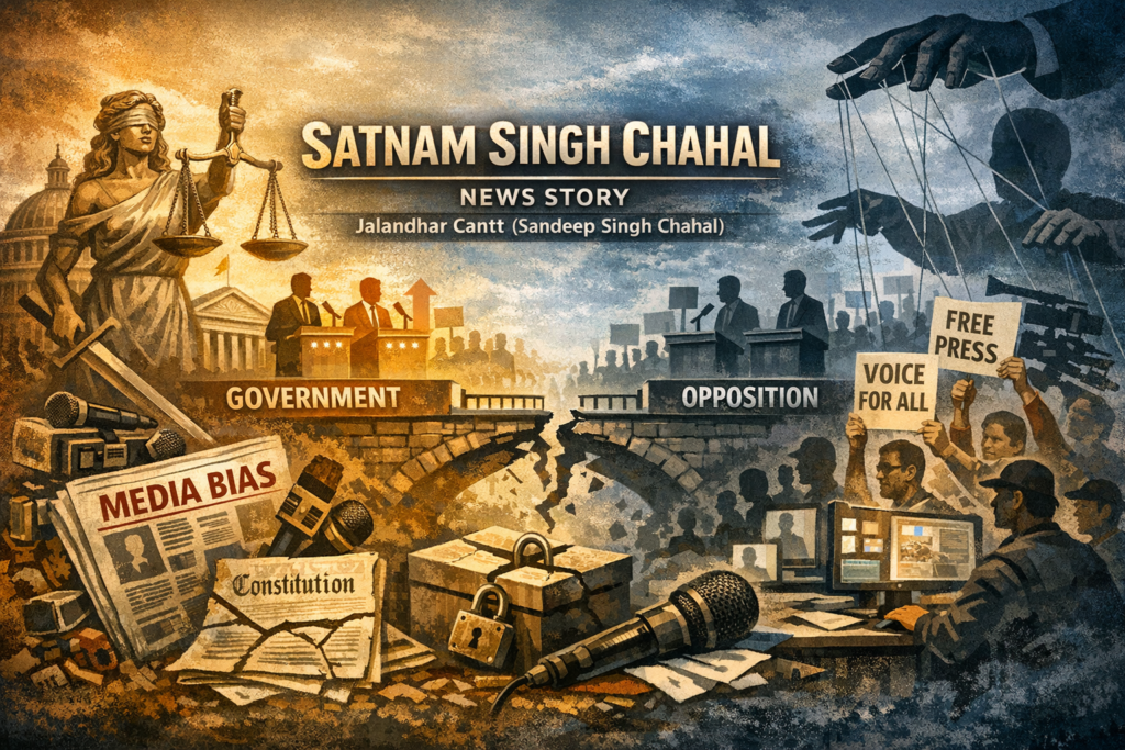 When Opposition Voices Fade, Democracy Faces Risk-Pargat Singh MLA