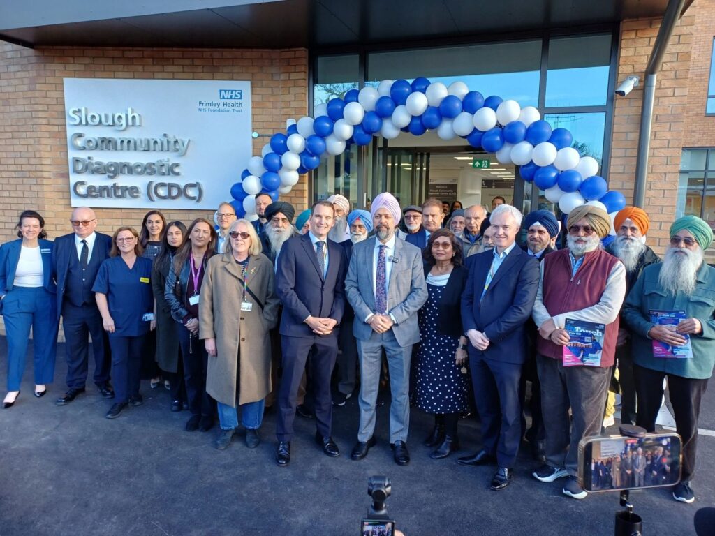 Landmark moment for our town and an honour to officially open the #Slough Community Diagnostic Centre.