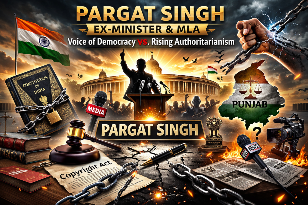 Former Punjab Minister Pargat Singh Warns of Rising Authoritarianism, Calls Out Media Silence