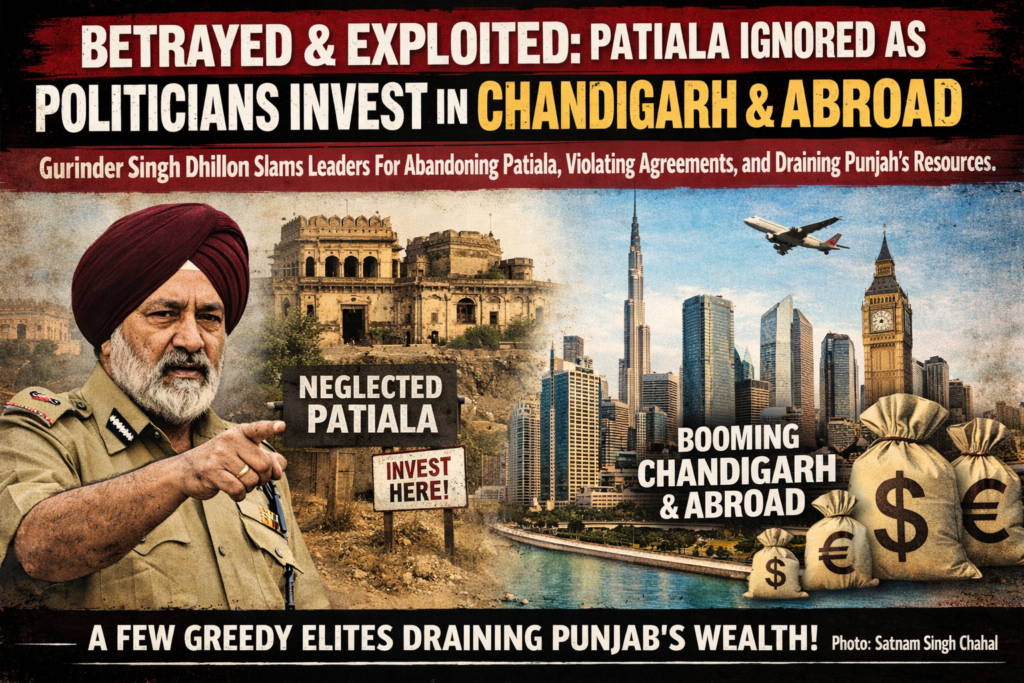 Senior Congress Leader Gurinder Singh Dhillon Raises Questions Over PUDA and Chandigarh Peripheral Development