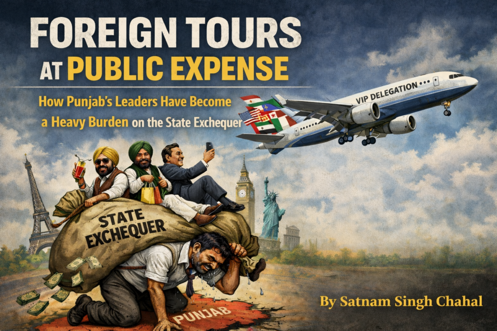 Foreign Tours at Public Expense: How Punjab’s Leaders Have Become a Heavy Burden on the State Exchequer
