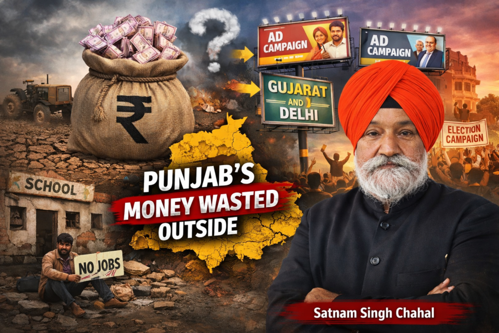 Punjab’s Crores on Advertisements Outside the State: A Question of Priorities-Satnam Singh Chahal