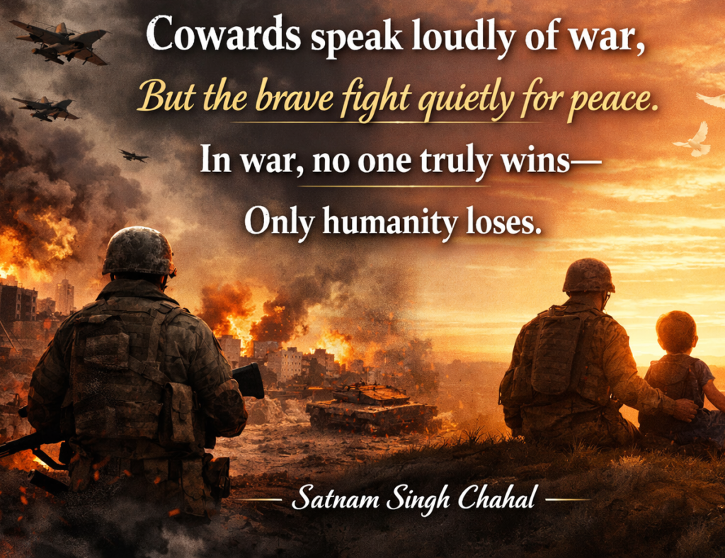 The world at war- A Comprehensive in depth Analysis-Satnam Singh Chahal