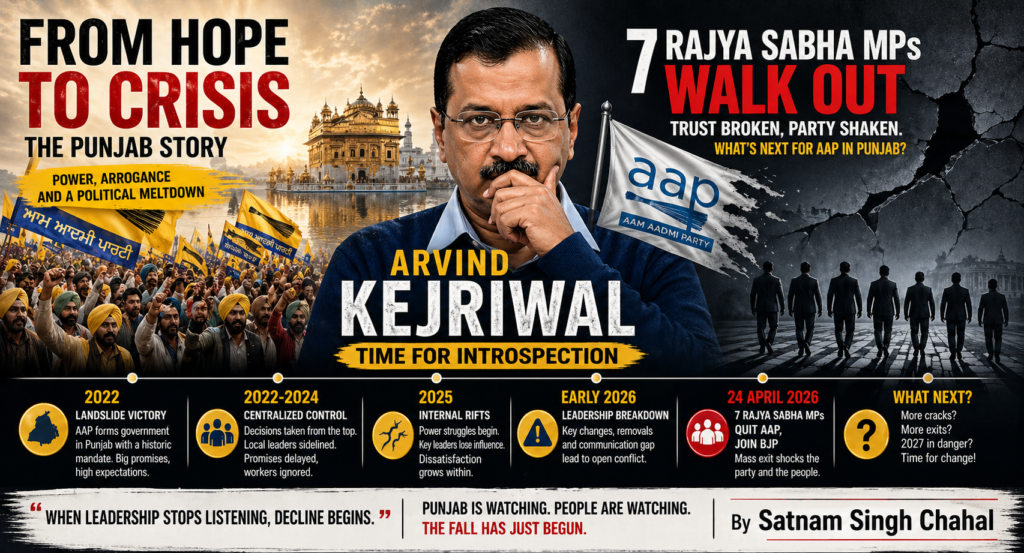 From Landslide Victory to Political Crisis in Punjab-Satnam Singh Chahal