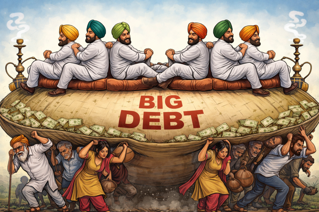 Punjab in Debt, Leaders in Comfort: A Growing Disconnect Between Governance and Ground Reality-Satnam Singh Chahal