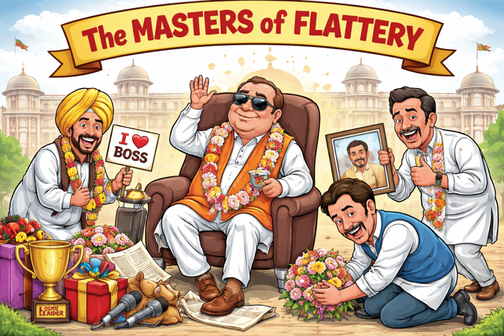 The Fine Art of Flattery: A Political Career Guide for the Ambitionless-Satnam Singh Chahal