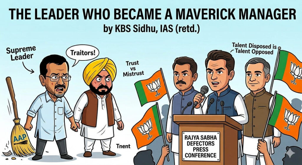 Lessons from the AAP Political Implosion — Applied to Our 21-Point Leader-Manager Continuum Proprietary Framework KBS Sidhu