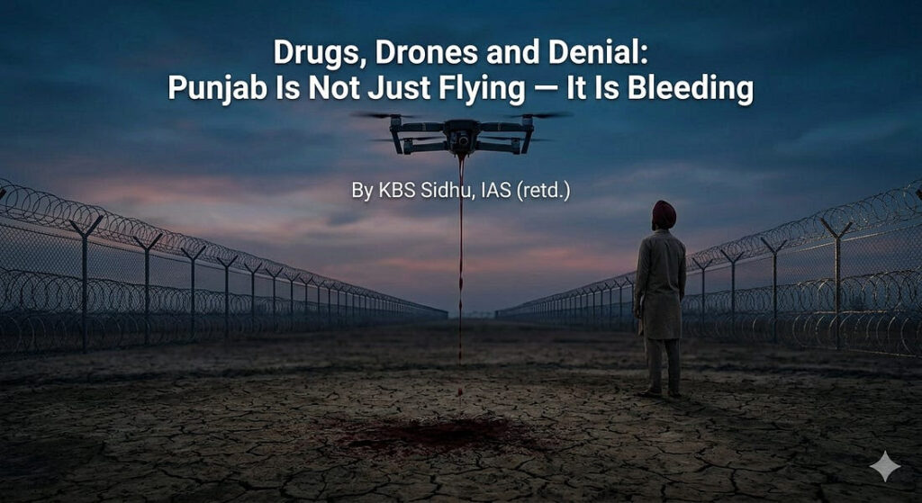 Drugs, Drones and Denial: Punjab Is Not Just Flying — It Is Bleeding-KBS Sidhu