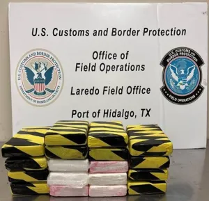 CBP officers seize $604K in cocaine at Hidalgo International Bridge