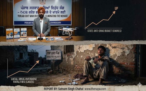 The Crore-Rupee Illusion: Why Punjab’s War on Drugs Remains a Failure on the Ground-Satnam Singh Chahal