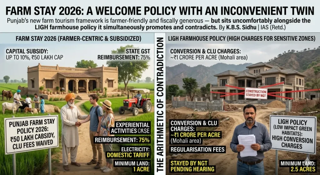 Punjab’s new farm tourism framework is farmer-friendly and fiscally generous — KBS Sidhu IAS  Retd