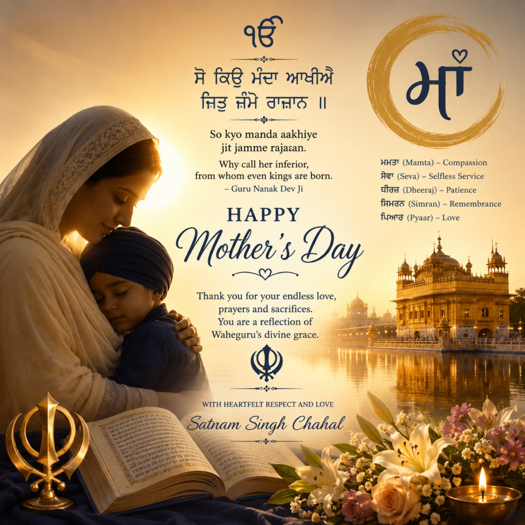 Guru Nanak Dev Ji’s teachings underscore the importance of women: Stating “From her, kings are born
