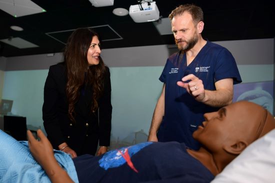 UK Minister Preet Kaur Gill Visits Birmingham Newman University, Praises Digital Health Facilities