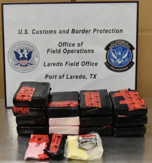 CBP officers seize over $455K in hard narcotics at Laredo Port of Entry