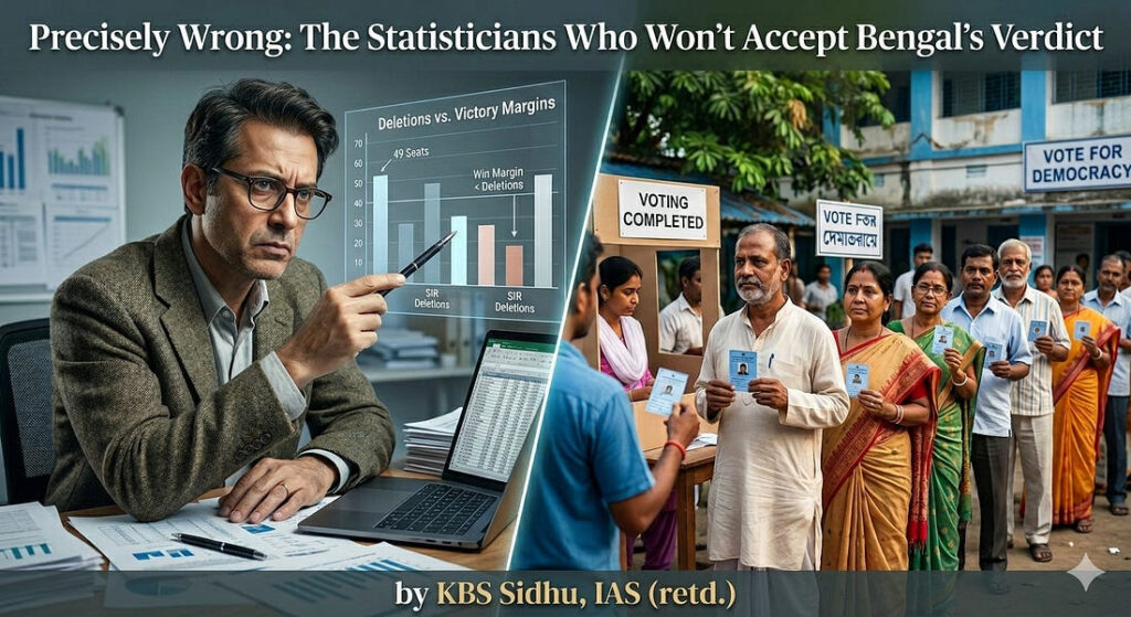 Precisely Wrong: The Statisticians Who Won’t Accept Bengal’s Verdict-Karan Bir Singh Sidh Retired IAS